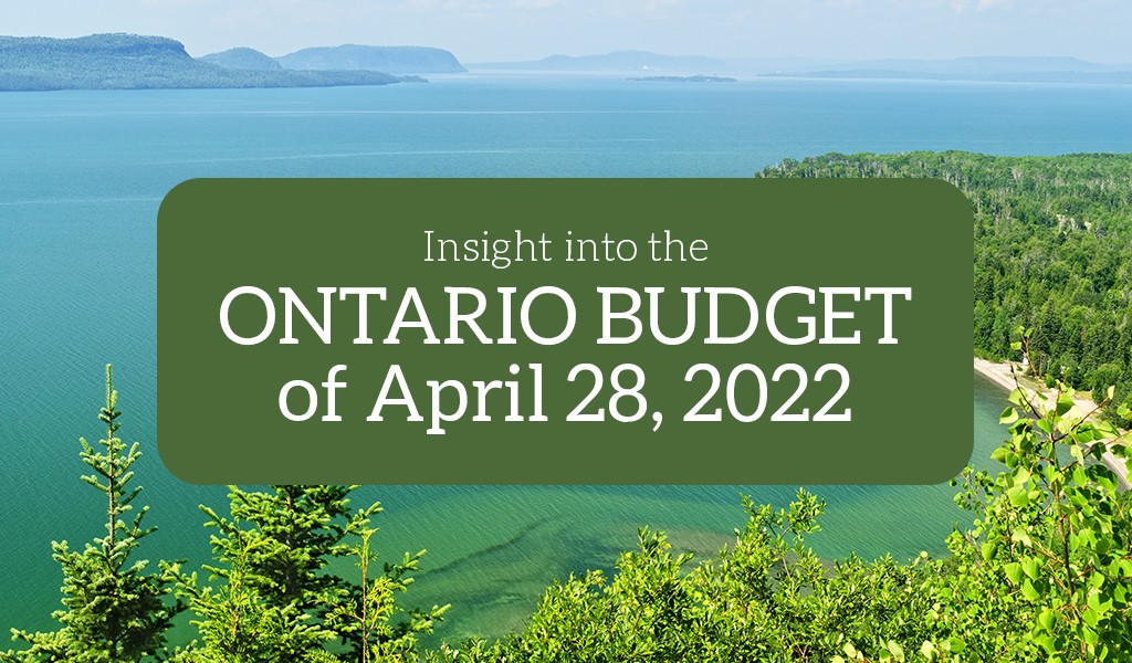 2022 Ontario Budget Commentary